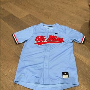 ole miss Men's Nike College Replica Baseball Jersey